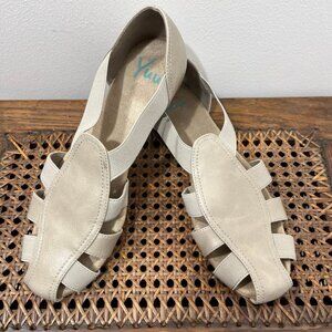 8.5 W Fisherman Slip On Minimalist Utilitarian Beige Flat Yuu Summer Cage Sandal